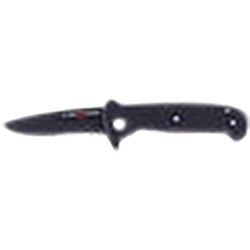 KNIFE S2020 LLSA D2 58HRC TI-BLACK 3.6IN COMBO G10 BLACK AMK2207