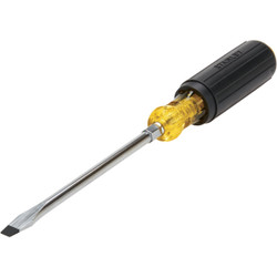 Stanley 5/16 In. x 6 In. Standard Vinyl Grip Slotted Screwdriver 66-091