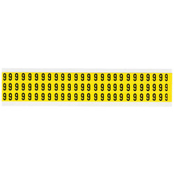 Brady Number Label,9,1/2in.Hx11/32in.W,Vinyl 3410-9