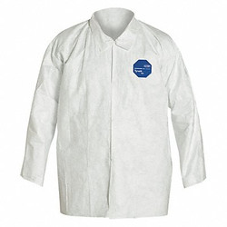 Dupont Disposable Shirt,2XL,Tyvek(R),Wht,PK50 TY303SWH2X0050VP