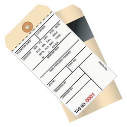 Partners Brand Inventory Tag,Carbon,6 1/4x3 1/8",PK500 G17011