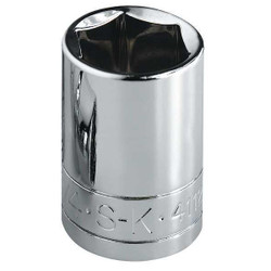 Sk Professional Tools Socket, Steel, Chrome, 32 mm 40332