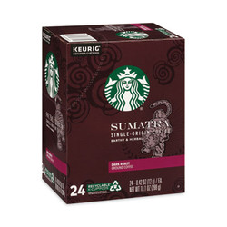 Starbucks® Sumatra Coffee K-Cups, Sumatra, 0.4 oz K-Cup, 24/Box 12565254