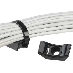 Panduit Cable Tie Mount,Heavy Duty,Blk,PK25 TMEH-S25-Q0