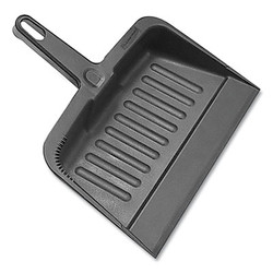 Impact® Heavy-Duty Plastic Dust Pan, 12 X 12 X 4, Black 700