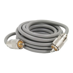 Astatic Mini 8 Coaxial Cable,9ft.,Gray 302-10274
