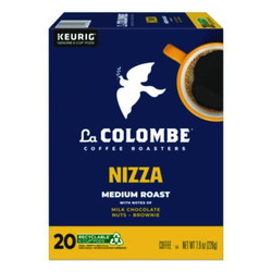 La Colombe® Coffee K-Cup Pods, Nizza Medium Roast, 20/Box 5000380612