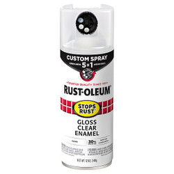 Rust-Oleum Rust Preventative Spray Paint,Gloss,12oz 376885
