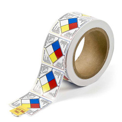 Brady Right-to-Know Label,2"H,2"W,PK500 53068