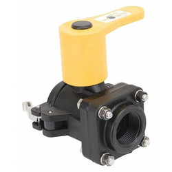 Banjo Manual 2-Way Ball Valve,NPT,Polypro DM150A