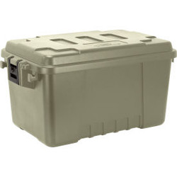 Plano Molding 161901 56 Quart Lockable Storage Trunk 24""L x 15""W x 13""H OD Gr