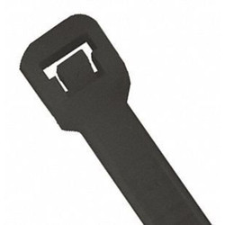 Partners Brand UV Cable Ties,40lb.,8",Blk,PK1000 CTUV840