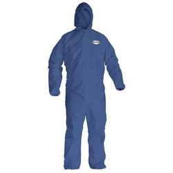 Kleenguard Hooded Coveralls,2XL,Blue,SMMMS,PK24 58515