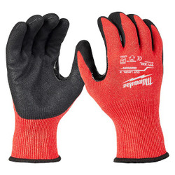 Milwaukee Tool Work Gloves,Knit,Nitrile,2XL 48-73-8634