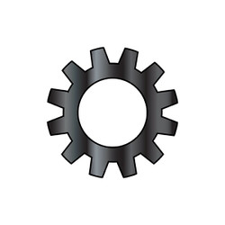 Manufacturer Varies Lock Washers,#8 EXT TOOTH LOCK,PK10000 08WEBZ