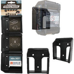StealthMounts Battery Mounts for Makita 40V XGT (6-Pack) BM-MK40-BLK-6
