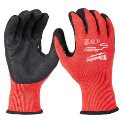 Milwaukee Tool Work Gloves,Knit,Nitrile,XL 48-73-8633