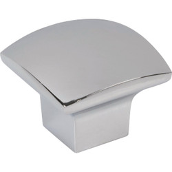 Jeffrey Alexander Sonoma 1-3/16 In. Length Polished Chrome Square Knob 431PC