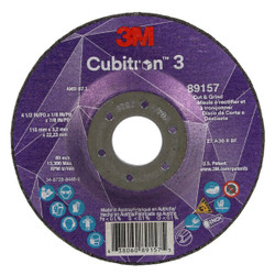 3m Cubitron Cut-Off and Grinding Wheel,36 Grit 89157