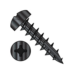 Manufacturer Varies Wood Screws,10-9X1 SQR/PHL PAN,PK3000 1016DXP17DB