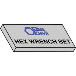 American Sockets Hex Wrench Set Short Arm,1/16-5/8,PK6 15BD