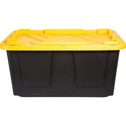 Durabilt 27 Gal. Black/Yellow Tote 4427BKYL.36