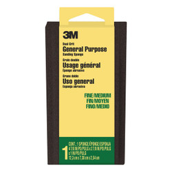3m Sanding Sponge,4 7/8" L,2 7/8" W,PK10 DSFM-F-ESF-10