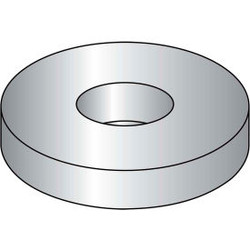 Flat Washer - 3/8"" - Low Carbon Steel - Zinc Clear CR+3 - USS - Pkg of 100 - BB