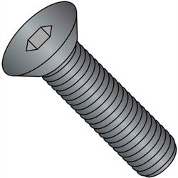 Flat Socket Cap Screw - 10-24 x 1/2"" - Steel Alloy - Thermal Black Oxide - FT -