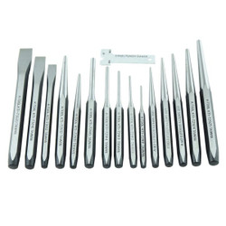 K-Tool International Punch and Chisel Set,15 pcs. KTI-72901