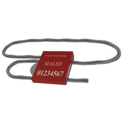 Universeal Cable Seals,Red,Anodized,PK20 F500MD RED20