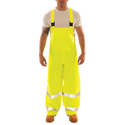 Tingley Arc Flash Rain Overall,Cat 2,Ylw/Grn,2XL O44122