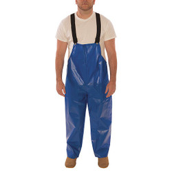 Tingley Rain Bib Overall,L,Blue,Polyurethane O22001