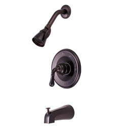 Kingston Brass KB635 TubShower Faucet,w/Single Ha KB635