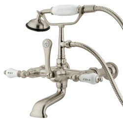 Kingston Brass CC545T8 7" Wall Mount Tub Filler,w/Ha CC545T8
