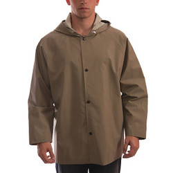 Tingley Flame Resistant Rain Jacket,Green,5XL J12148