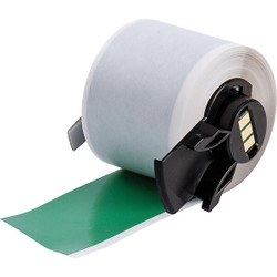 Brady Label,1 29/32 in W,Outdoor,Green M6C-1900-439-GR