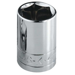 Sk Professional Tools Socket, Steel, Chrome, 29 mm 40329