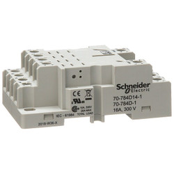 Schneider Electric Relay Socket, Square, 14 Pins, 16 A 70-784D14-1