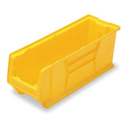 Quantum Storage Systems Bin,Yellow,Polypropylene,9 in QUS951YL
