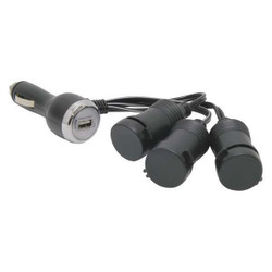 Mobilespec Power Adapter,4 Outlet,12V MS211USBBL