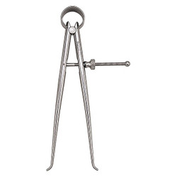 Starrett Inside Spring Caliper,6 In,Round,Solid 274-6