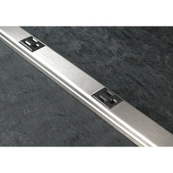 Legrand Prewired Raceway,15A,5 Outlet,Silver S20GB512