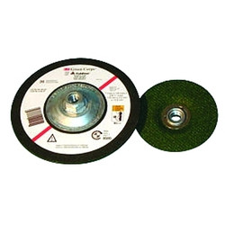 Green Corps™ Flexible Grinding Wheel, Quick Change, 4-1/2 in Dia, 1/8 in Thick, 36 Grit , Ceramic Pack of 40