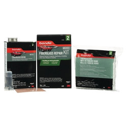 Fiberglass Repair Kit, 1 qt, Amber Brown Pack of 6