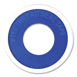 PTFE Pipe Thread Tape, 520 in L, 3/4 in W, 3 mil, White Pack of 144