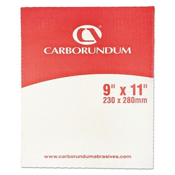 Carborundum Aluminum Oxide Resin Cloth Sheets, Aluminum Oxide Cloth, P180 Pack of 50