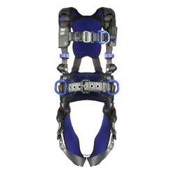 3m Dbi-Sala Harness,M,Gray,Quick-Connect,Polyester 1140188