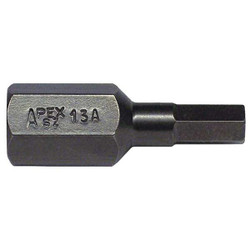 Apex Tool Group InsertBit,L:1 3/8",BitSize:7/32" SZ-13-A