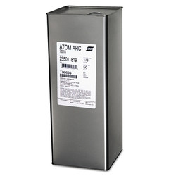 Atom Arc 7018 Electrode, 5/32 in dia, 14 in L, 50 lb, Hermetically Sealed Can Pack of 50